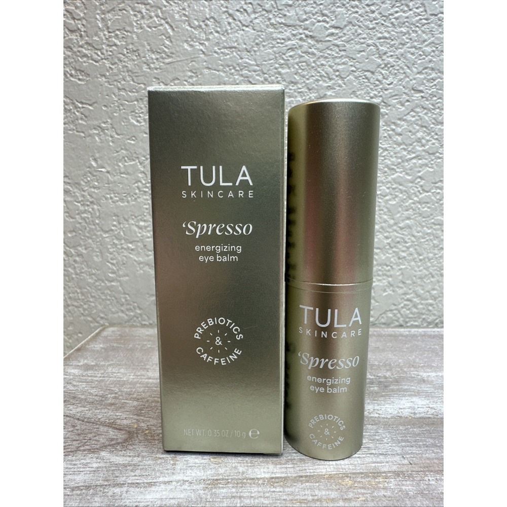 $23 🌙 Tula Skincare Spresso Energy Eye Balm Cappuccino 0.35 oz NEW